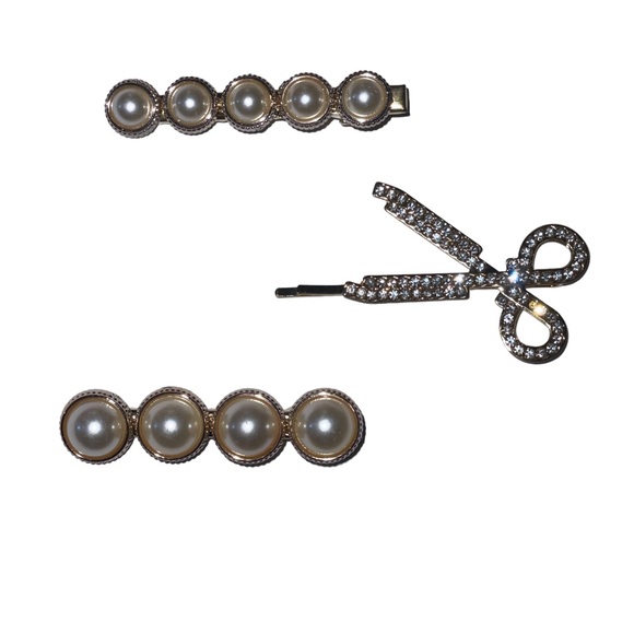 Set of 6 Feather, Starfish & Scissors Hair Clips - Picture 4 of 7